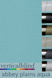 Abbey Plains Aqua 89mm Vertical Blind