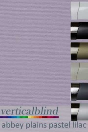 Abbey Plains Pastel Lilac 89mm Vertical Blind