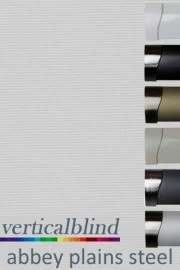 Abbey Plains Steel 89mm Vertical Blind