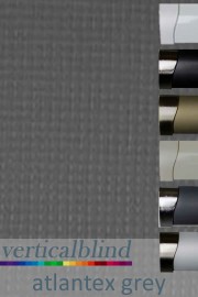Atlantex Grey 127mm Vertical Blind