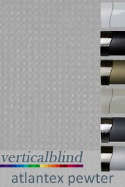 Atlantex Pewter 127mm Vertical Blind