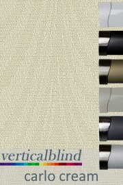 Carlo Cream Vertical Blind