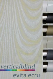 Evita Ecru Vertical Blind