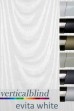 Evita White Vertical Blind