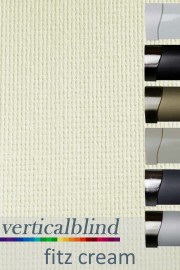 Fitz Cream Vertical Blind