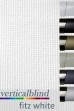 Fitz White Vertical Blind